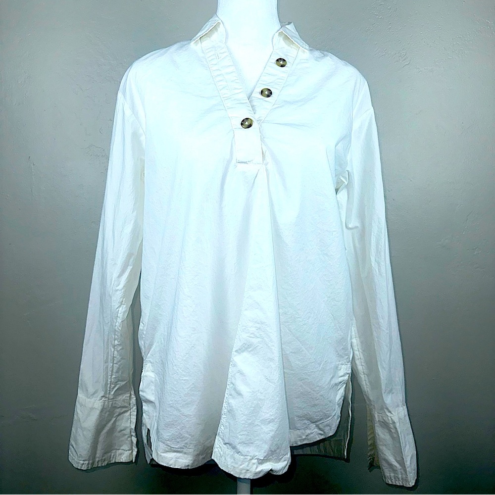 Maeve by Anthropologie Women’s White Long Sleeve Top Sz XS